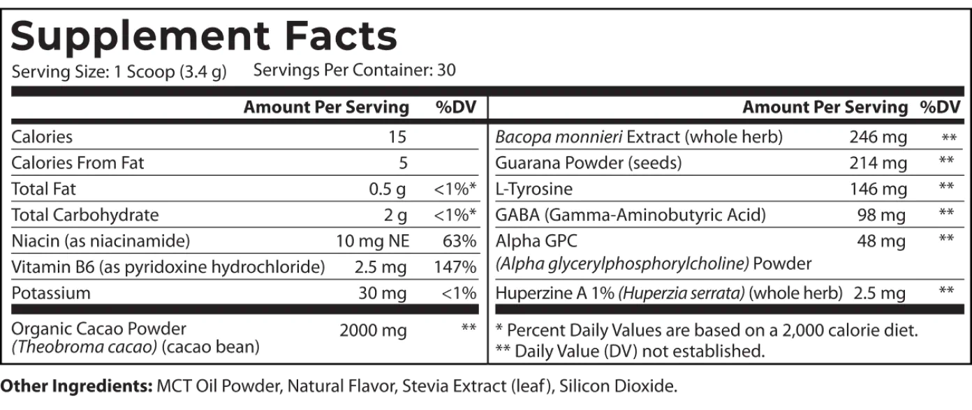 supplement facts